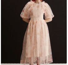 Simone Rocha X H&M Puff Sleeved Tulle Dress Size S