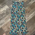 Torrid Dresses | Torrid Floral Maxi Dress Strapless | Color: Blue/Green | Size: 2X