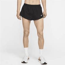Nike Dri-FIT Fast Men's 2" Brief-Lined Racing Shorts In Black, Size: 2XL | CJ7845-010