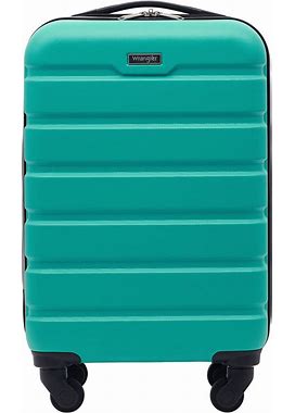 Wrangler 20" Spinner Carry-On Luggage, Teal