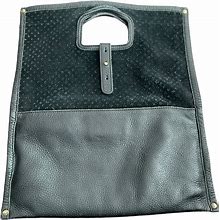 L.L. Bean Bags | Ll Bean Signature Leather Bag | Color: Black | Size: Os