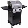 Charbroil Performance Series 2-Burner Propane Gas Grill Cabinet Cast Iron/Steel In Black/Gray | 45.3 H X 44.5 W X 20.1 D In | Wayfair