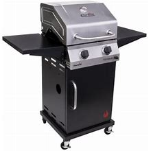 Charbroil Performance Series 2-Burner Propane Gas Grill Cabinet Cast Iron/Steel In Black/Gray | 45.3 H X 44.5 W X 20.1 D In | Wayfair