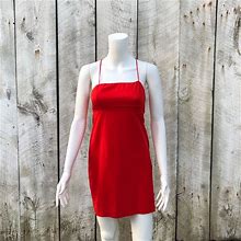 Urban Outfitters Dresses | Urban Outfitters | Red Spaghetti Strap Mini Dress | Color: Red | Size: 0
