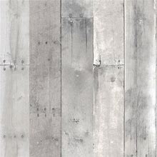 Reclaimed Wood Peel & Stick Wallpaper Gray - Threshold