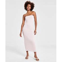 Bar Iii Women's Strapless Bodycon Maxi Dress, Created For Macy's - Polished Nude - Size XS