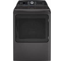 GE Profile 7.4 Cu. Ft. Capacity Smart Aluminized Alloy Drum Electric Dryer With Sanitize Cycle And Sensor Dry