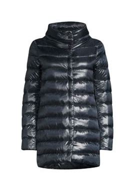Herno Women's Iconico Quilted Down Jacket - Navy - Size 4