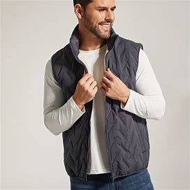 Men's Casual Warm Fleece Vest For Fall Winter Outdoor Activities,Grey,Customer-Favorite,Temu
