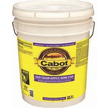 Minwax Cabot 142.0000808.008 Exterior Self-Priming Solid Color Latex Siding Stain 18.9 L Liquid Slight Medium Base 0808C