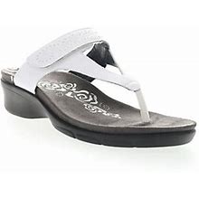 Propet Women's Sandals - Wynzie, Size 7-1/2 Wide, White