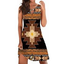 Nkoogh Casual Beach Dress Petite Dress Womens Casual Summer Dress Sleeveless Beach Skirt Dress