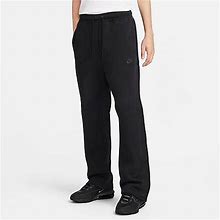 Nike Men's Sportswear Tech Fleece Tear-Away Pants In Black/Black Size Large | Cotton/Polyester/Fleece