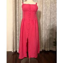 Women's Bodycon Dress - Pink - L