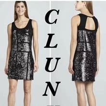 Cluny Sequin Sleeveless Slip On Silk Line Dress