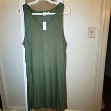 Gap Factory Dresses | Women's Gap Factory Knit Tank Dress. Size Xl. Nwt | Color: Green | Size: Xl