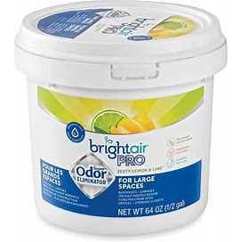 Bright Air Industrial Air Freshener - Pro Odor Eliminator, Zesty Lemon - ULINE - Case Of 2 - S-24681L