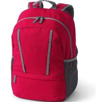 Lands' End School Uniform Kids Classmate Medium Backpack - Red
