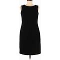 Chadwicks Casual Dress: Black Dresses - Women's Size 6 Petite