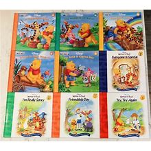 9 Disney Winnie The Pooh It's Fun To Learn & Lessons Hardcover Books