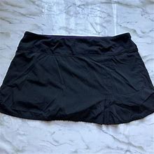 Lululemon Skort Black Purple Shorts Size 6