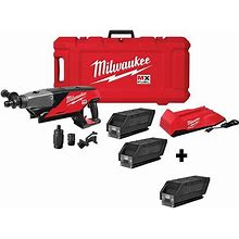 MX FUEL Lithium-Ion Cordless Handheld Core Drill Kit With (3) Lithium-Ion REDLITHIUM CP203 Batteries