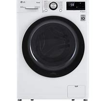 LG WM1455HWA 2.4 Cu Ft Front Load Washer In White - White - Stainless Steel - Washers & Dryers - Washers - Refurbished - U991383807