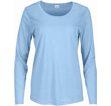 Paragon Women's Long Islander Performance Long Sleeve T-Shirt - Blue Mist - XL - 214