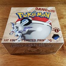 Pokemon Fossil 1st Edition Booster Box 1999 WOTC Factory Sealed English 36 Packs