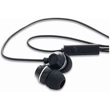 Verbatim Stereo Earphones With Microphone - Stereo - Mini-Phone (3.5Mm) - Wired - Earbud - Binaural - In-Ear - Black - VER99774