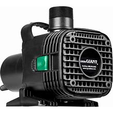 Little Giant F40-5500 115-Volt, 5540 GPH Wet Rotor Pump With 20-Ft. Cord For Ponds Up To 5500 Gallons, Black, 566727