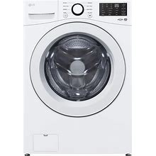 LG - 5.0 Cu. Ft. High-Efficiency Front Load Washer With 6Motion Technology - White