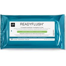 Readyflush Flushable Personal Cleansing Wipes Size Scented - Pack Of 24 Wipes | Carewell
