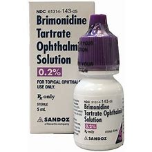 Brimonidine 0.2% Ophthalmic Solution - 5 Ml For Cats, Dogs & Horses