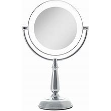 Zadro LED Touch Smart Dimmer Vanity Mirror With 10X/1X Magnification - Metallic