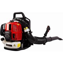 52CC 2-Cycle Gas Backpack Leaf Blower With Extention Tube 2-Stroke Engine Red