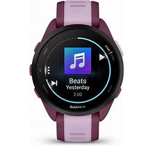 Garmin Forerunner 165 Music GPS Smartwatch-Berry/Lilac
