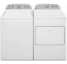 Package WHI49WG - Whirlpool Appliance Laundry Package - Top Load Washer With Gas Dryer - White