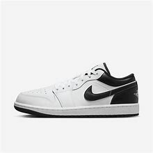 Air Jordan 1 Low Men's Shoes In White, Size: 12.5 | 553558-132