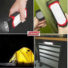 Coleman 2-In-1 Utility Light Lantern Flashlight 200Lm Magnetic Torch + Batteries