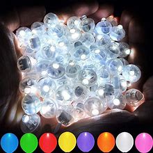 50Pcs Led Balloon Light Small Led Light Round Led Ball Light Suitable For Balloon Birthday Party Activities Fun Indoor And Outdoor Wedding Decoration