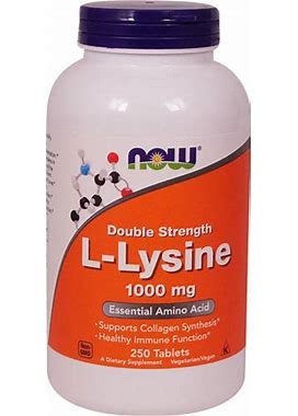 Now Double Strength L-Lysine 1000 Mg - 250 Tablets
