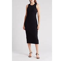 Collective Concepts Puckered Knit Dress - Black - Casual Dresses Size Large