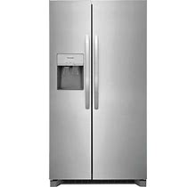 Frigidaire 36" Side By Side 25.6 Cu. Ft. Refrigerator, Stainless Steel In Gray, Size 69.88 H X 36.0 W X 35.0 D In | Wayfair FRSS2623AS