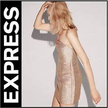 Express Dresses | New Express Shealth Dress | Color: Gold | Size: 4
