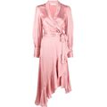 ZIMMERMANN - Ruffle-Trim Silk Dress - Women - Silk - 3 - Pink