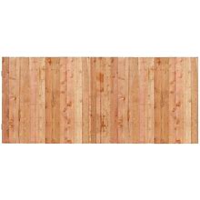 3-1/2 ft. X 8 ft. Western Red Cedar Privacy Flat Top Fence Panel Kit