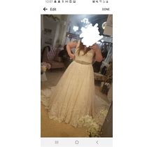 Davinci Wedding Dress, Size 18, Ivory/Champagne.
