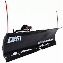 DK2 Rampage II 82 in. X 19 in. Custom Truck Snow Plow & Kit- RAMP8219 (Mount Not Included)