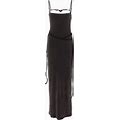 Ottolinger - Cut-Out Ribbed-Knit Dress - Women - Organic Cotton/Elastane - L - Black